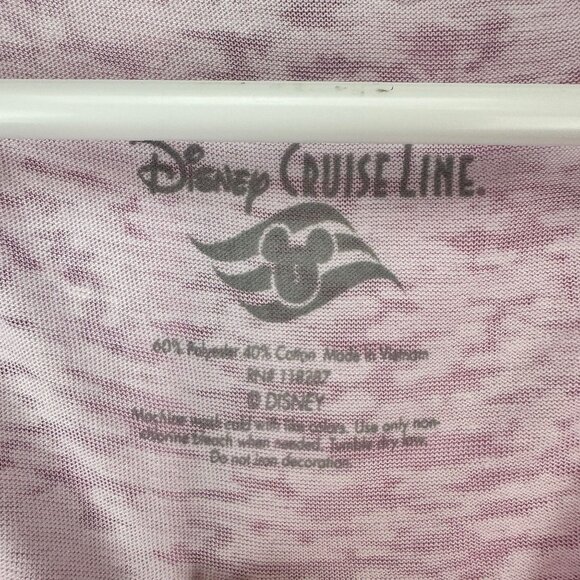 Disney Cruise Line Shirt Women's Size Small Surfing Sunset Mickey & Minnie - Picture 2 of 3